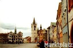 Der Marktplatz in Litoměřice